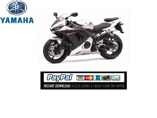 Product picture Download Service & repair manual Yamaha YZF R6 2003