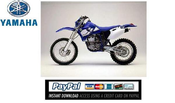 Product picture Download Service & repair manual Yamaha WR400F / WR426F 2002