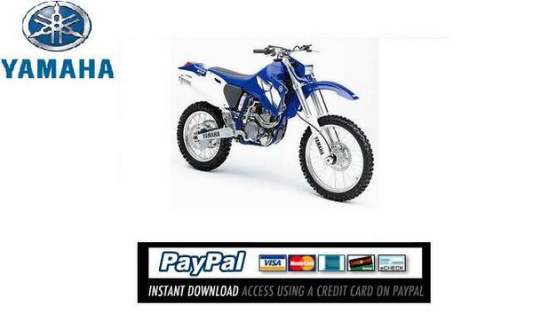 Product picture Download Service & repair manual Yamaha WR250F 2003