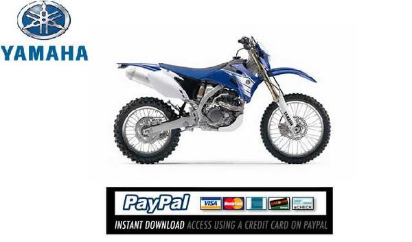 Product picture Download Service & repair manual Yamaha WR250F 2007