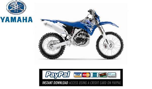 Product picture Download Service & repair manual Yamaha WR250F 2009
