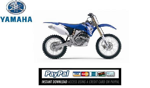 Product picture Download Service & repair manual Yamaha YZ250F 2007