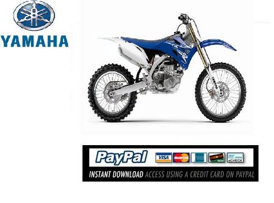 Product picture Download Service & repair manual Yamaha YZ250F 2010