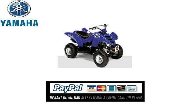 Product picture Download Service & repair manual Yamaha Raptor YFM50 2004