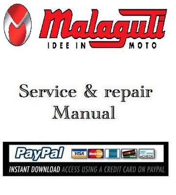 Product picture Service & repair manual Malaguti Madison 125 150 