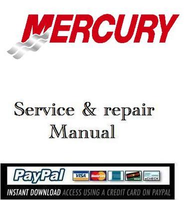 Product picture Service & repair manual Mercury  30, 40 EFI 2002 four stroke