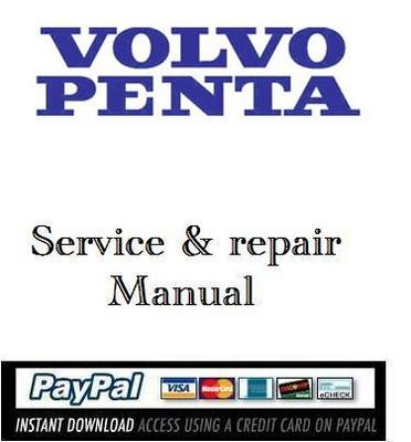 Product picture Service & repair manual Volvo Penta 400 500 600 700 series