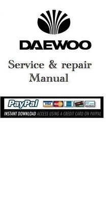 Product picture Service manual Daewoo generator P158LE P180LE P222LE