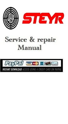 Product picture Download service & repair manual Steyr M160066/1 engine